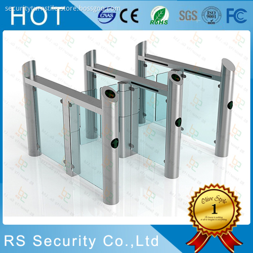 High Bright Stadium Sliding Glass Turnstile System